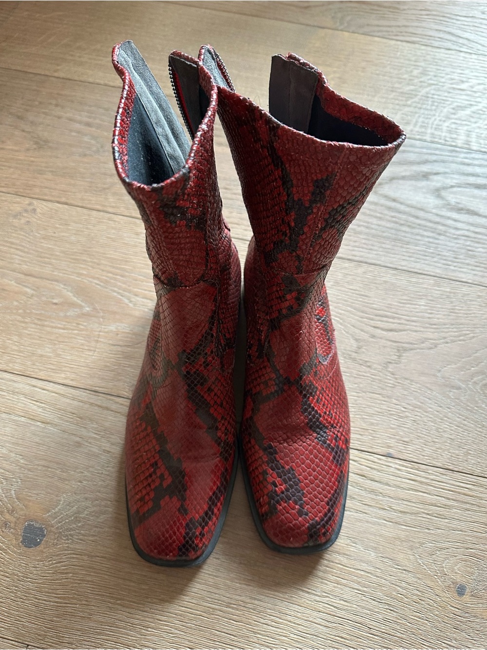 Labucq red python Caro boot - Picture 2 of 6